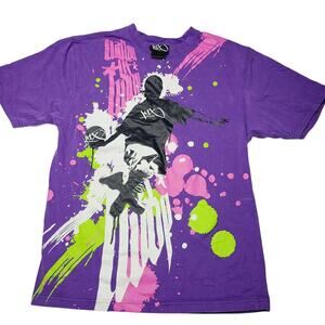 K1X Nation Of Hoops T-Shirt Purple 2-sided Graphic Men's Size Medium